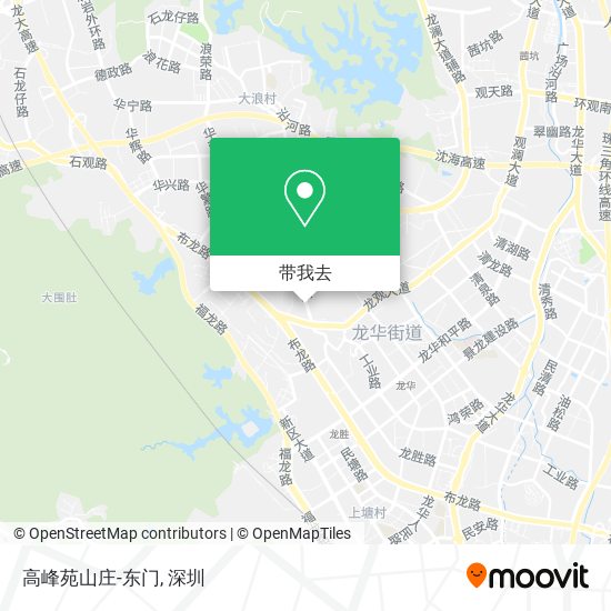 高峰苑山庄-东门地图