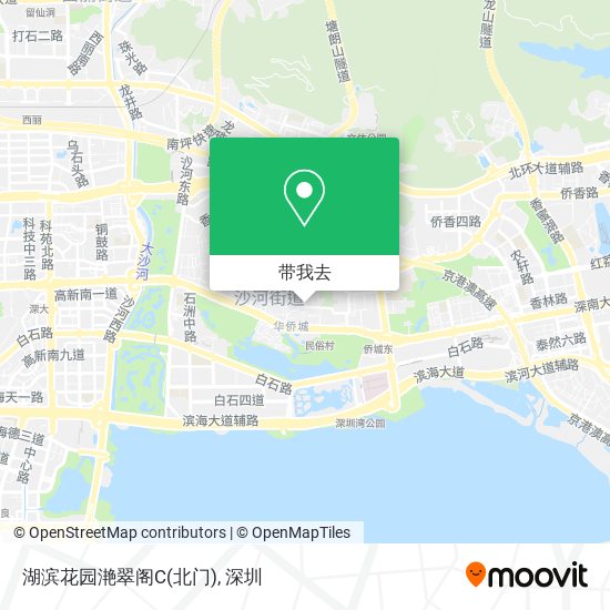 湖滨花园滟翠阁C(北门)地图
