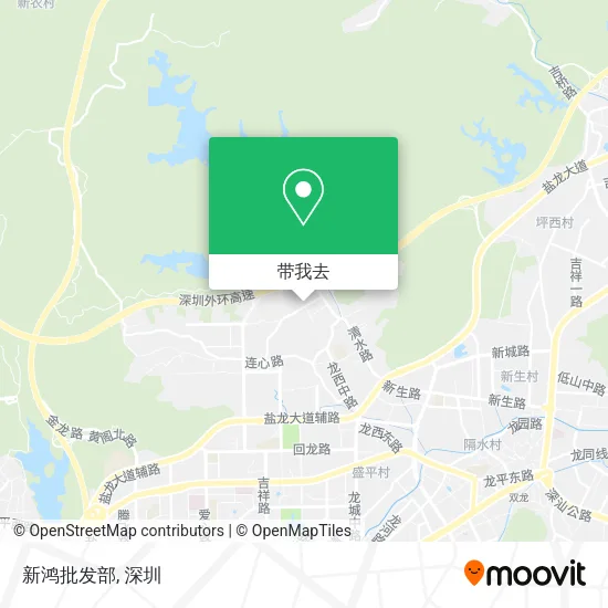 新鸿批发部地图