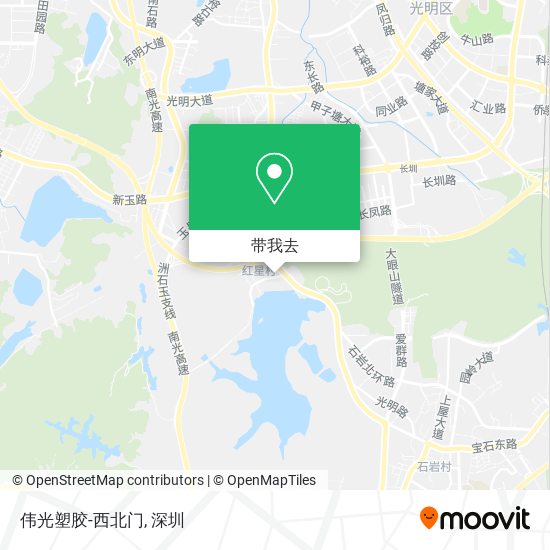 伟光塑胶-西北门地图