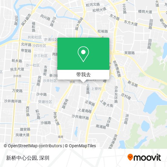 新桥中心公园地图