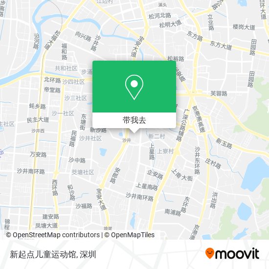 新起点儿童运动馆地图