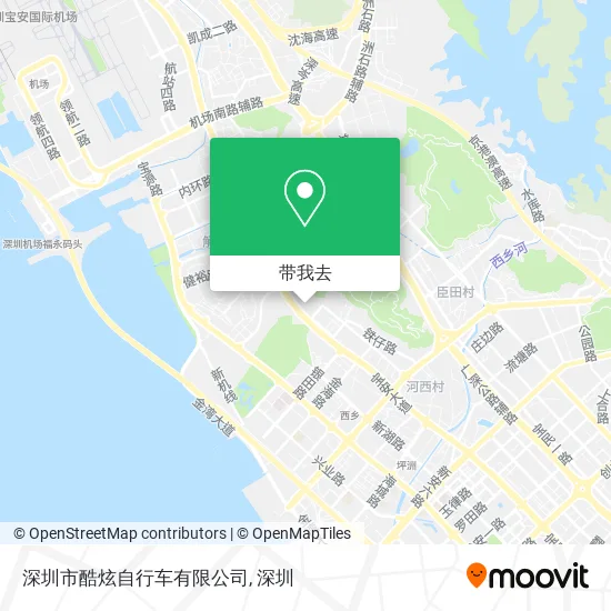 深圳市酷炫自行车有限公司地图