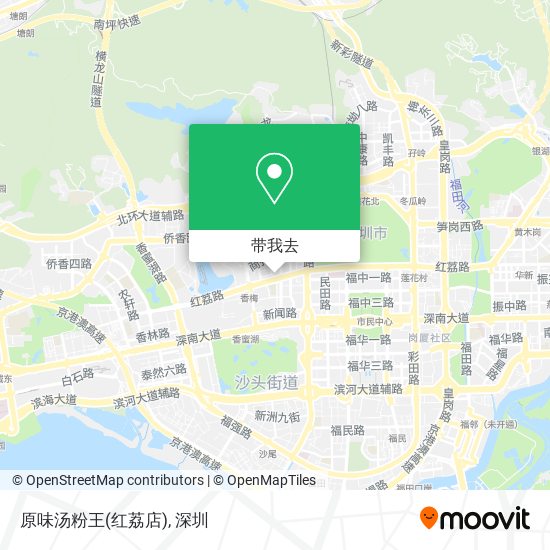 原味汤粉王(红荔店)地图