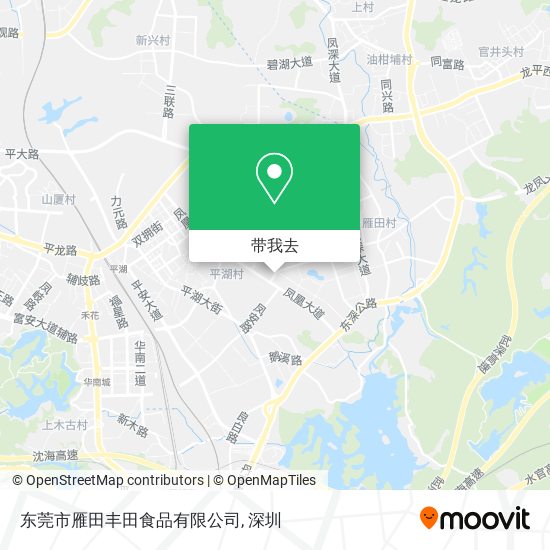 东莞市雁田丰田食品有限公司地图