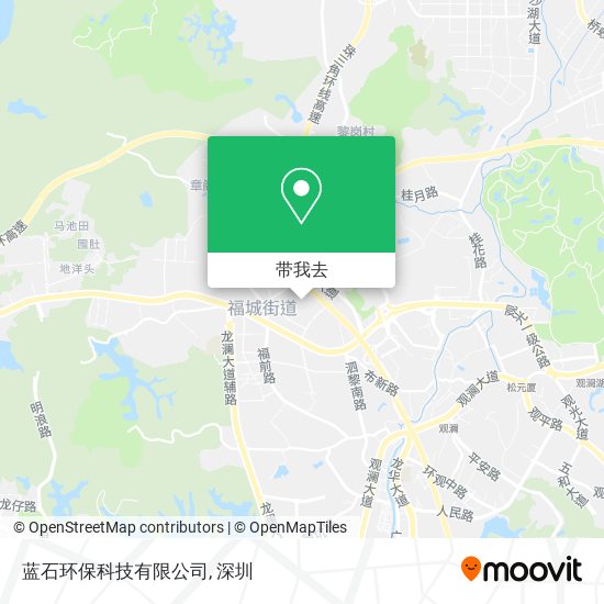 蓝石环保科技有限公司地图