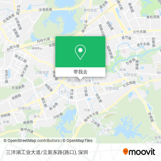 三洋湖工业大道/立新东路(路口)地图