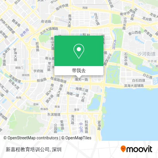 新嘉程教育培训公司地图