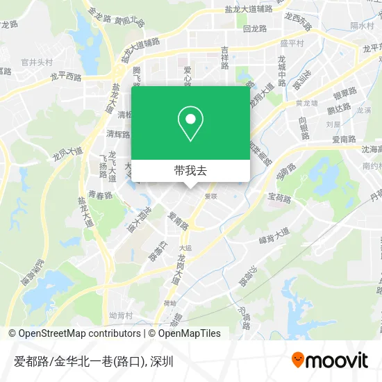 爱都路/金华北一巷(路口)地图
