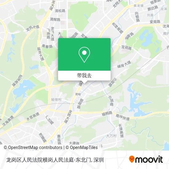 龙岗区人民法院横岗人民法庭-东北门地图
