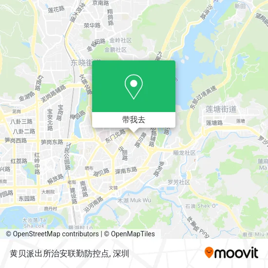 黄贝派出所治安联勤防控点地图