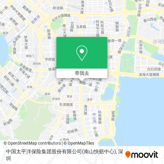中国太平洋保险集团股份有限公司(南山快赔中心)地图