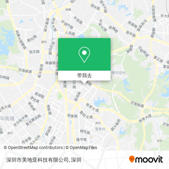 深圳市美地亚科技有限公司地图