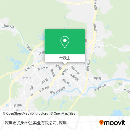 深圳市龙岗华达实业有限公司地图