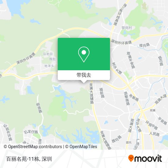 百丽名苑-11栋地图