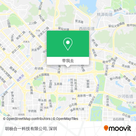 胡杨合一科技有限公司地图