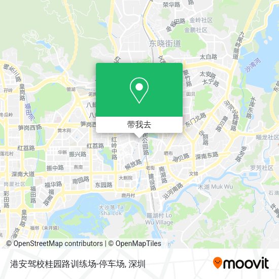 港安驾校桂园路训练场-停车场地图