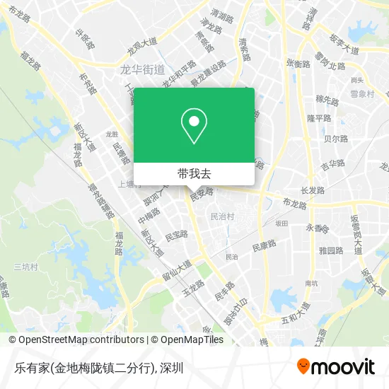乐有家(金地梅陇镇二分行)地图