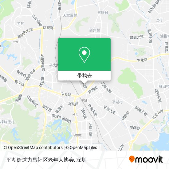 平湖街道力昌社区老年人协会地图