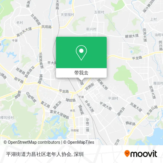 平湖街道力昌社区老年人协会地图