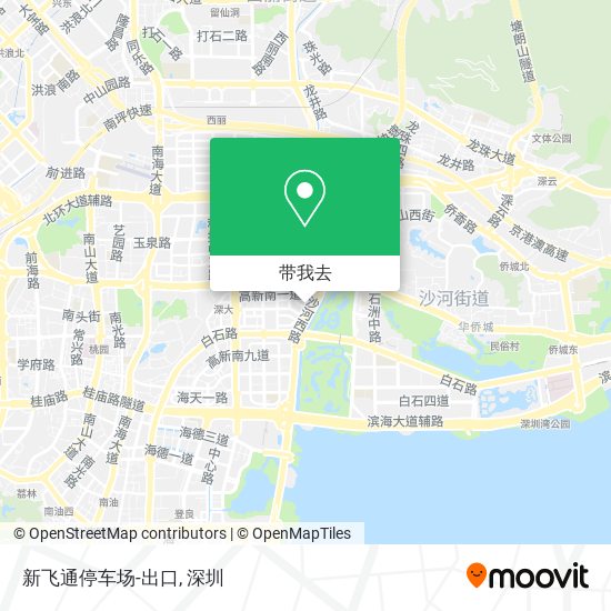 新飞通停车场-出口地图