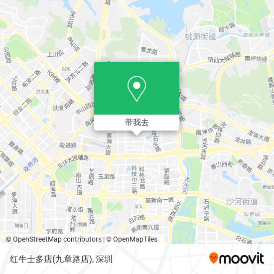 红牛士多店(九章路店)地图