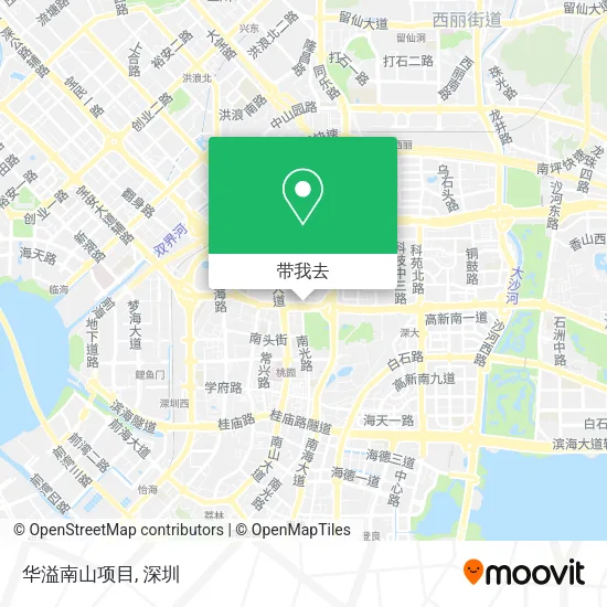 华溢南山项目地图