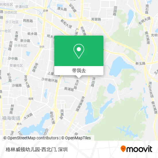 格林威顿幼儿园-西北门地图