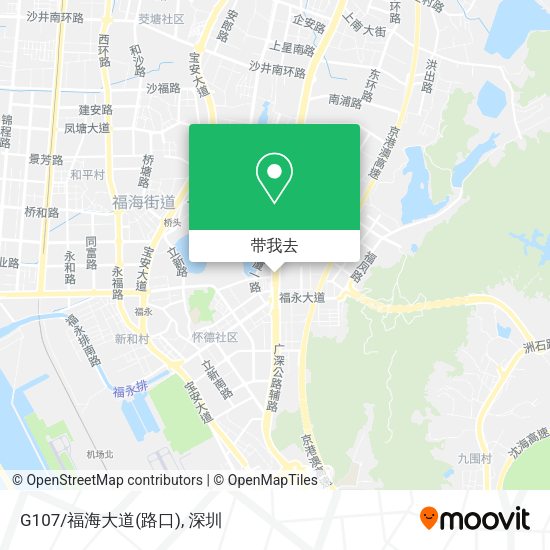 G107/福海大道(路口)地图