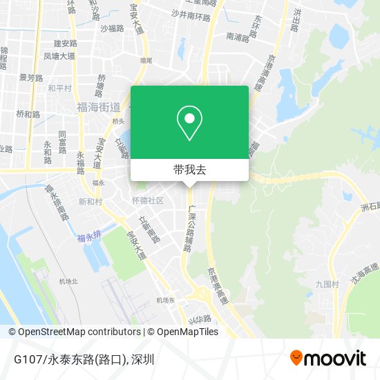 G107/永泰东路(路口)地图