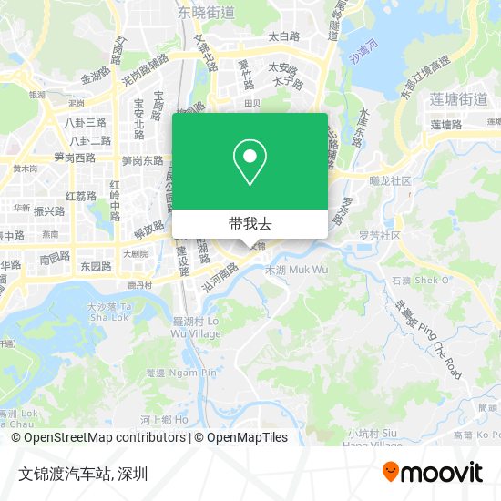 文锦渡汽车站地图