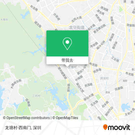 龙塘村-西南门地图