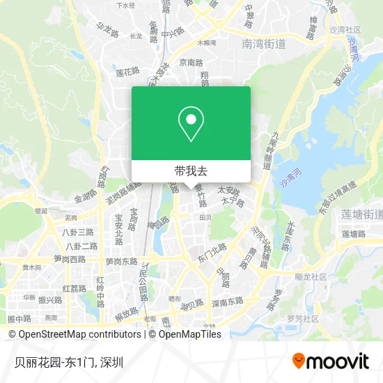 贝丽花园-东1门地图