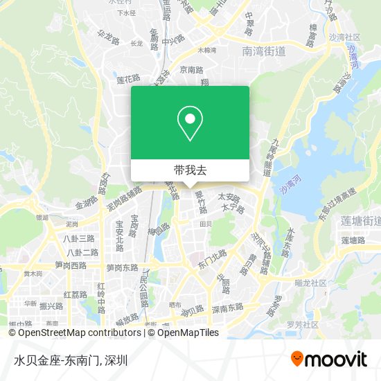 水贝金座-东南门地图