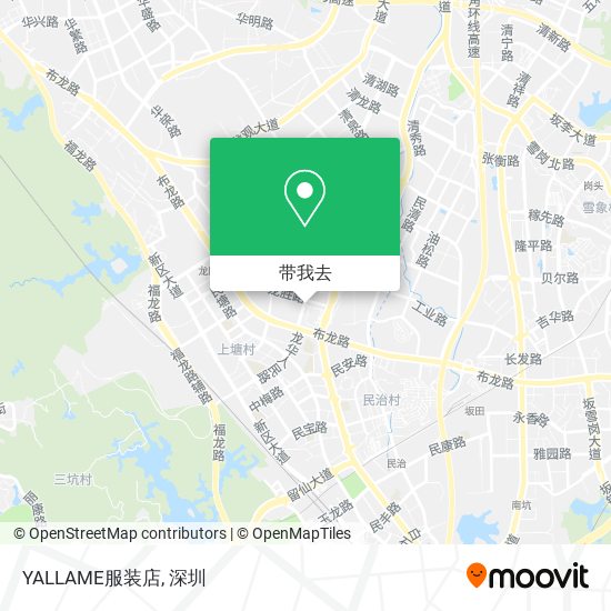 YALLAME服装店地图