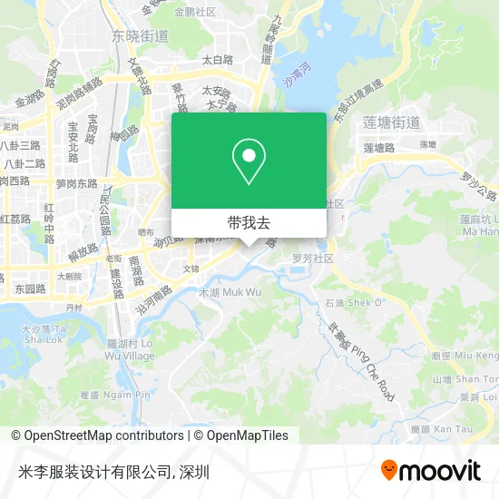 米李服装设计有限公司地图