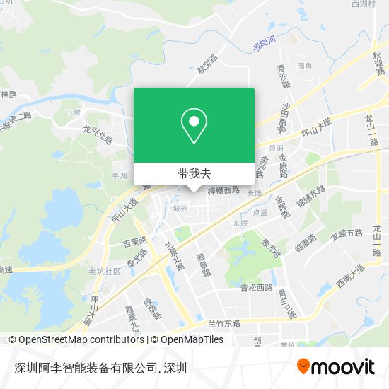 深圳阿李智能装备有限公司地图