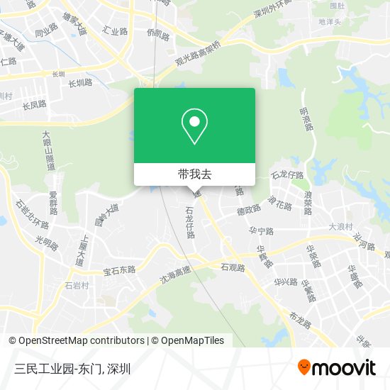 三民工业园-东门地图