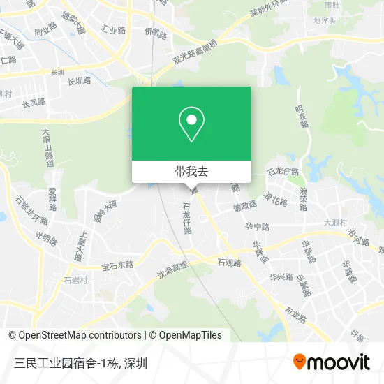 三民工业园宿舍-1栋地图