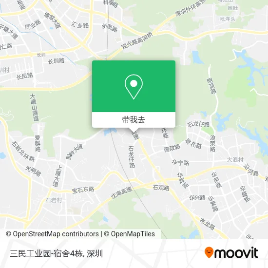 三民工业园-宿舍4栋地图