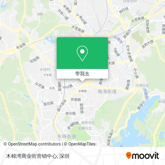 木棉湾商业街营销中心地图