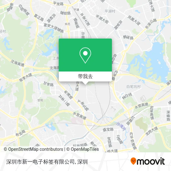 深圳市新一电子标签有限公司地图