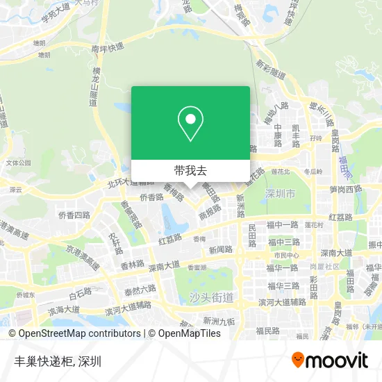 丰巢快递柜地图