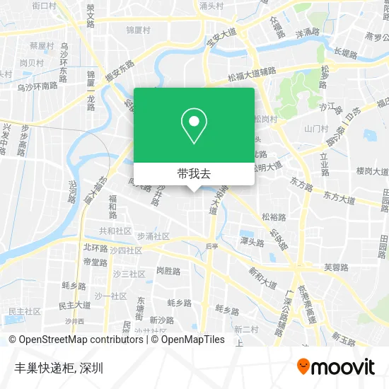 丰巢快递柜地图