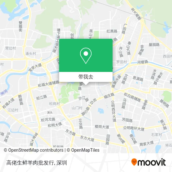 高佬生鲜羊肉批发行地图