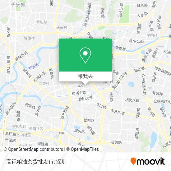 高记粮油杂货批发行地图