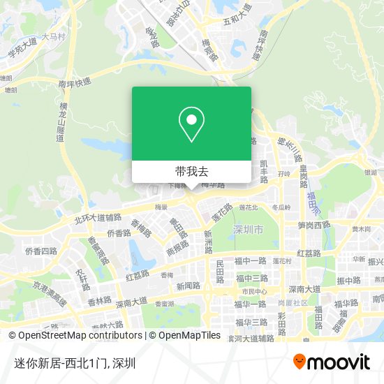 迷你新居-西北1门地图