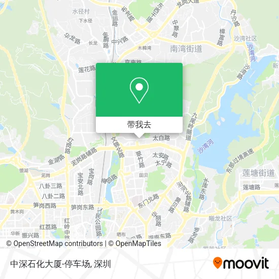 中深石化大厦-停车场地图