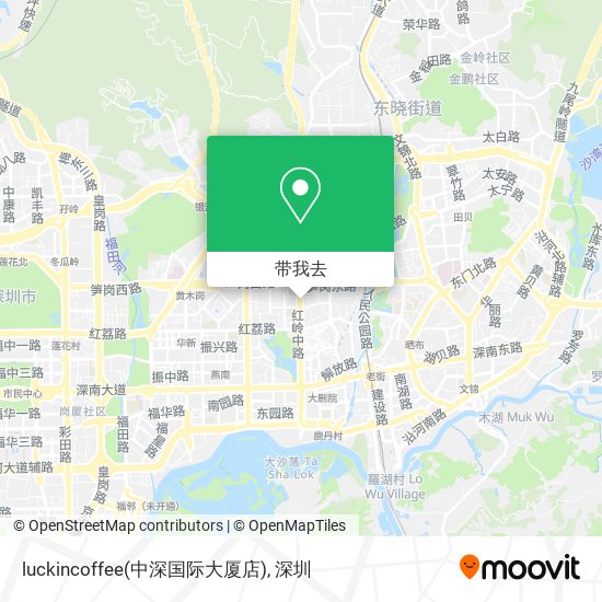 luckincoffee(中深国际大厦店)地图