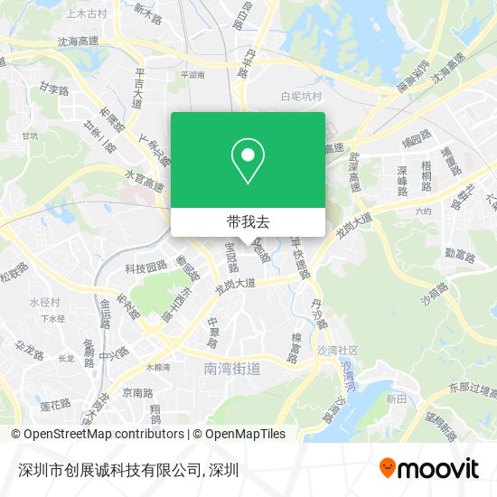 深圳市创展诚科技有限公司地图